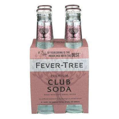Fever-Tree Club Soda - 4pk/200ml Bottles