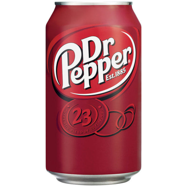 Dr Pepper Soda Pop  12 fl oz  12 Pack Cans