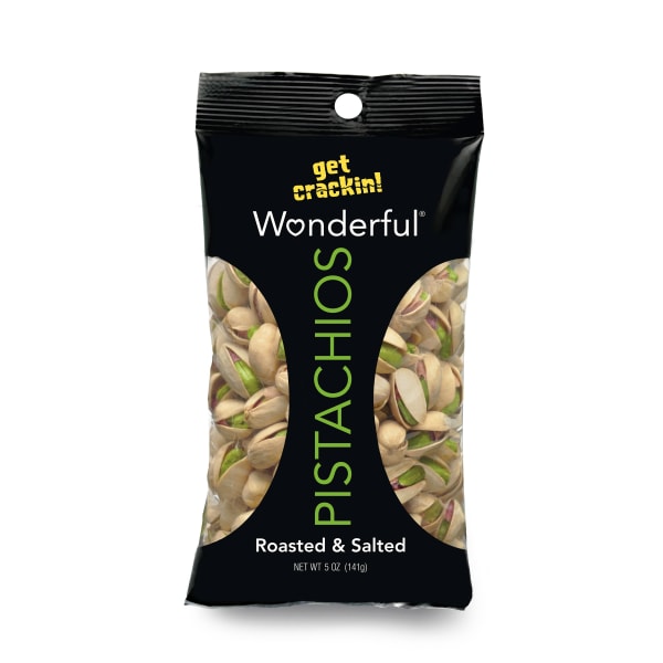 Paramount Farms PAR072142WTV Wonderful 5 oz. Dry Roasted and Salted Pistachios