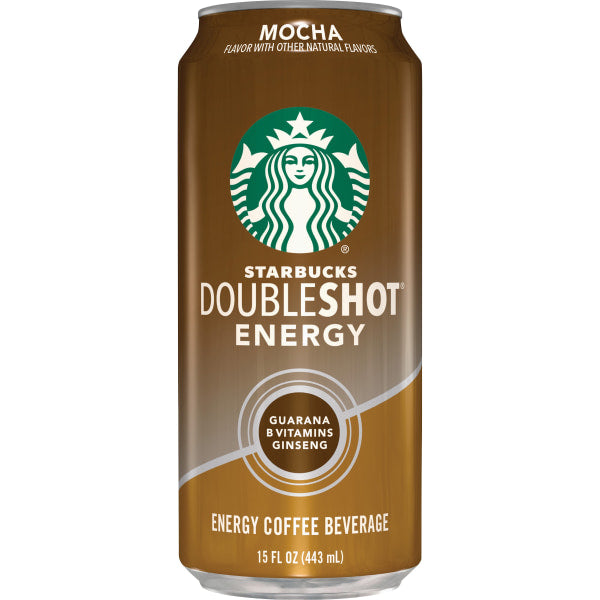 Starbucks Double Shot Energy Mocha Fortified Energy Coffee Drink 15 Fluid Ounce Can