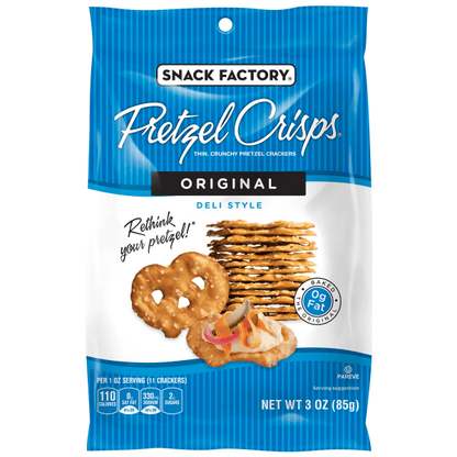 DELI STYLE THIN, CRUNCHY PRETZEL CRACKERS