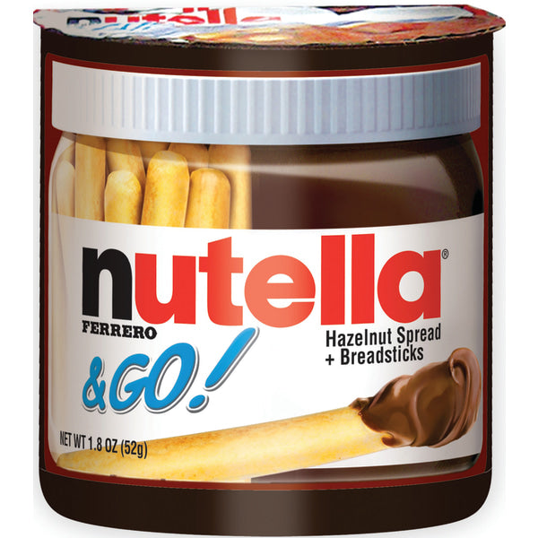 HAZELNUT SPREAD + BREADSTICKS