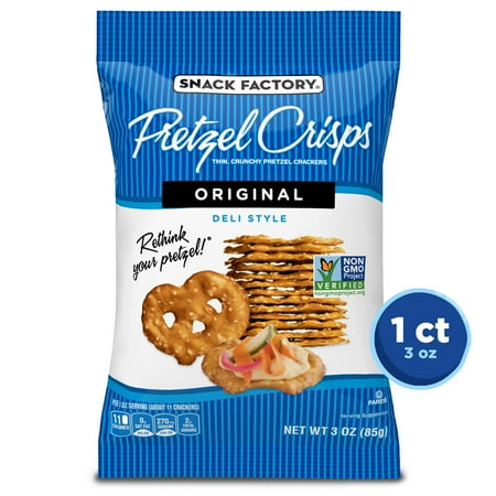 DELI STYLE THIN, CRUNCHY PRETZEL CRACKERS