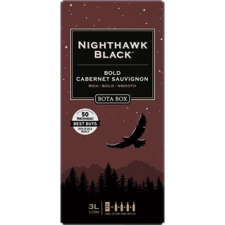 Nighthawk Black Cabernet Sauvignon by Bota Box, 3L