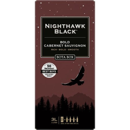 Nighthawk Black Cabernet Sauvignon by Bota Box, 3L