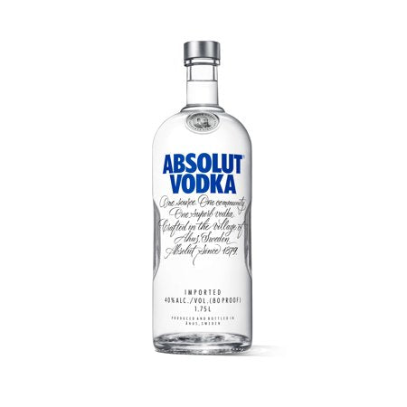 Absolut Vodka Sweden Original 1.75L Bottle