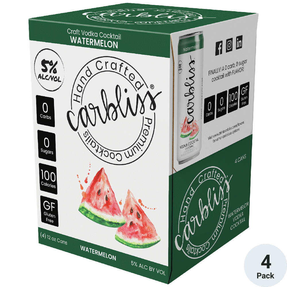 Carbliss Watermelon 4 pk