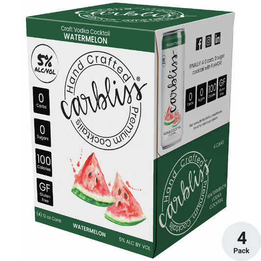 Carbliss Watermelon 4 pk