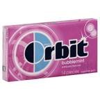 Orbit Gum Bubblemint Sugar Free Chewing Gum  Single Pack - 14 Piece