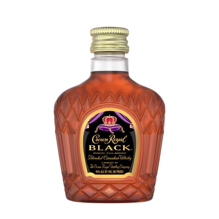 Crown Royal Black Blended Canadian Whisky, 50 mL (90 Proof)