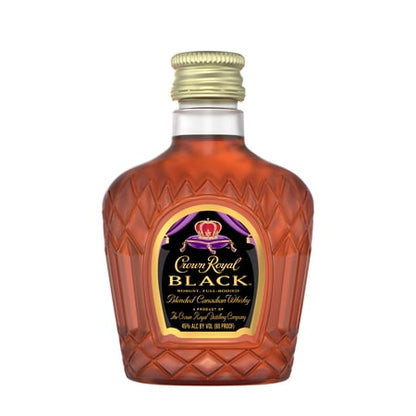 Crown Royal Black Blended Canadian Whisky, 50 mL (90 Proof)