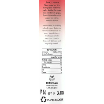 Ciroc Summer Watermelon 750Ml