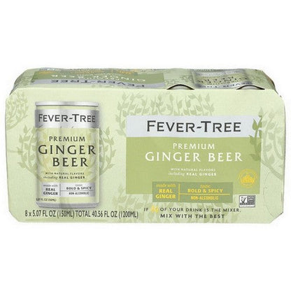 Fever-Tree Ginger Beer 150ml Cans; 8-pack
