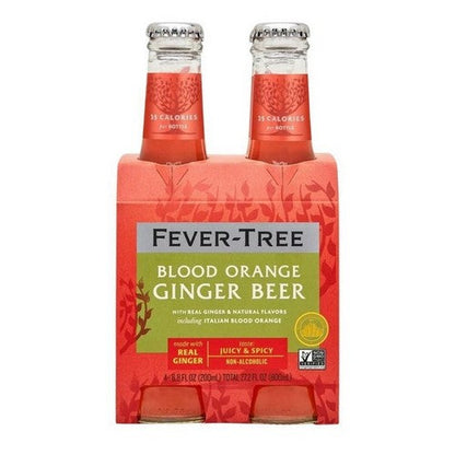 Fever-Tree Light Blood Orange Ginger - 4pk/200ml Bottles
