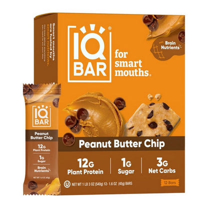 Iq Bar: Peanut Butter Chip Bar  1.6 Oz