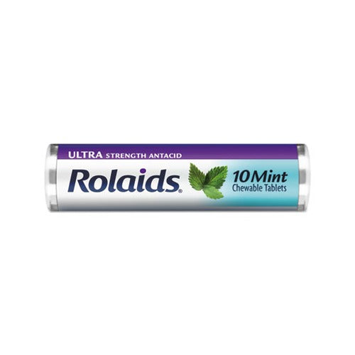 Rolaids Ultra Strength Tablets  Mint 10ct Roll
