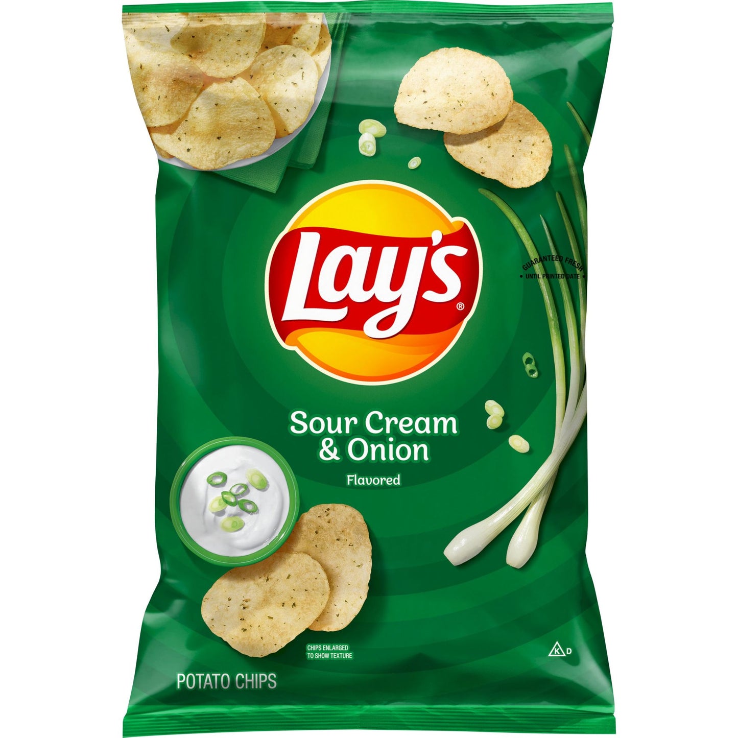 Lay's Sour Cream & Onion Flavored Potato Chips - 7.75oz