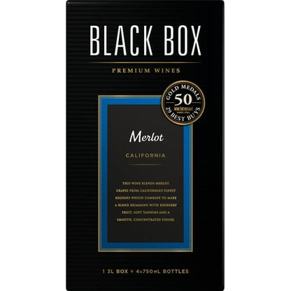 Black Box Merlot, Red Wine, 3 L Box