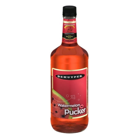DeKuyper Sour Apple Pucker Liqueur - 1L Bottle