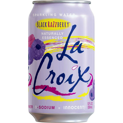 LaCroix Black Razzberry Sparkling Water 8pk/12 fl oz Cans, 8 Pack