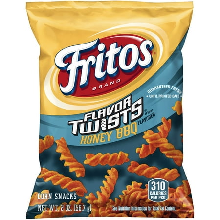 Fritos Flavor Twists Honey BBQ 2 Ounce Plastic Bag