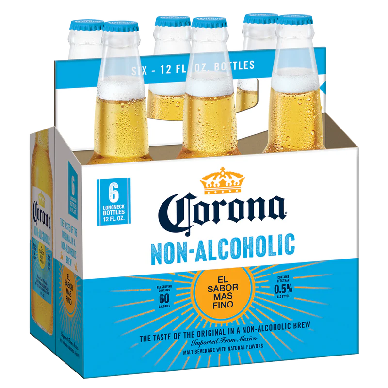 Corona Non-Alcoholic 6pk 12oz Btl 0.5% ABV - Corona