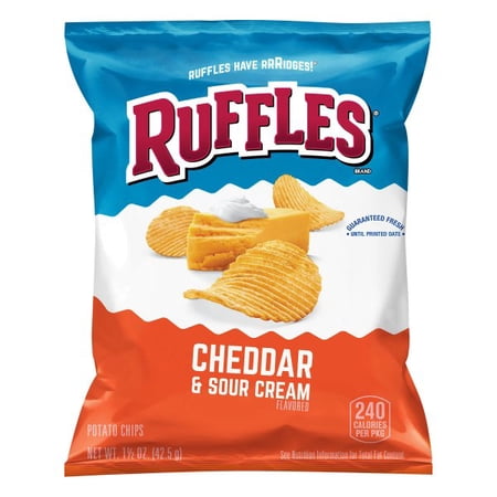Ruffles® Cheddar & Sour Cream Potato Chips 1.5 oz. Bag