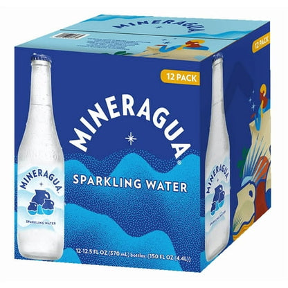 Jarritos Mineragua Sparkling Water  12.5 fl oz Glass Bottle  12 Pack