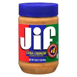 Jif Extra Crunchy Peanut Butter - 16oz