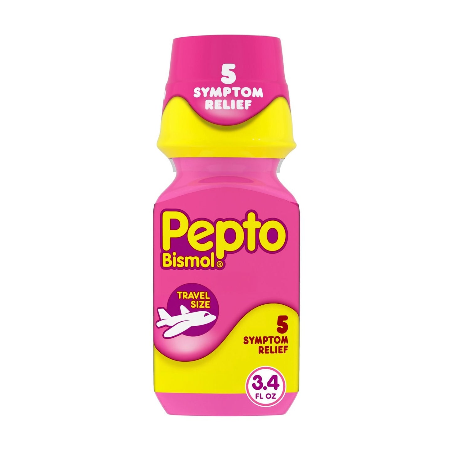 Pepto-Bismol Liquid, Upset Stomach Relief, Stomach Relief, Anti-Diarrheal - Travel Size - 3.4 fl oz