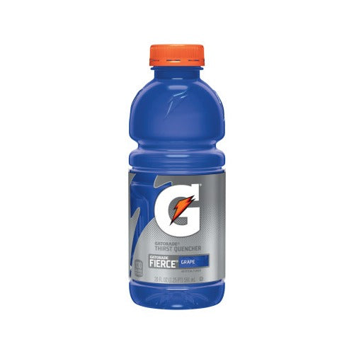 Gatorade Thirst Quencher Fierce Grape 20 Fluid Ounce Plastic Bottle