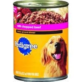 Pedigree Chopped Ground Dinner Wet Dog Food with Beef - 13.2oz