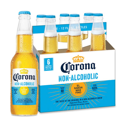 Corona Non-Alcoholic 6pk 12oz Btl 0.5% ABV - Corona