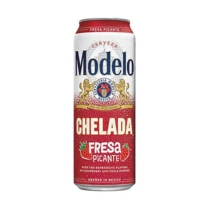 Modelo Chelada Fresa Picante Mexican Import Flavored Beer In Cans - 24 Fl. Oz.