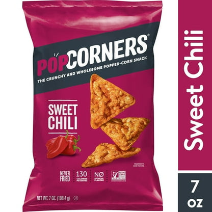 SWEET CHILI POPPED-CORN SNACK, SWEET CHILI