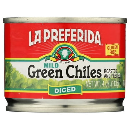 ROASTED AND PEELED DICED MILD GREEN CHILES