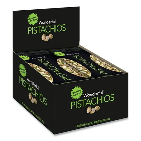 Paramount Farms PAR072142WTV Wonderful 5 oz. Dry Roasted and Salted Pistachios