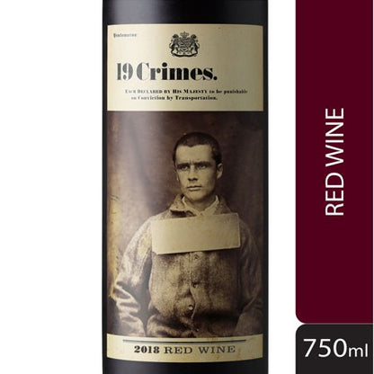 19 Crimes Red Blend Wine - 750ml Bottle