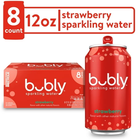 STRAWBERRY SPARKLING WATER, STRAWBERRY