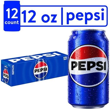 Pepsi Cola Soda Pop  12 fl oz  12 Pack Cans
