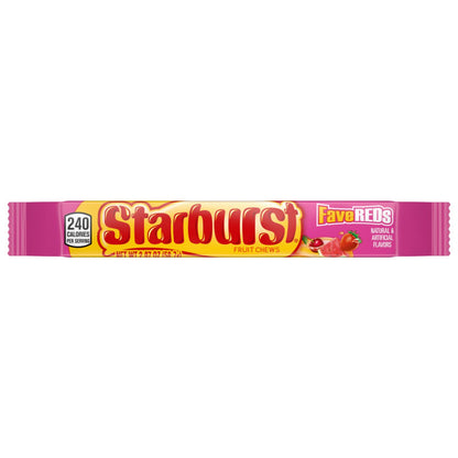 STARBURST FaveREDs Fruit Chews Candy Single Pack, 2.07 ounce (B01DF0LAYQ)