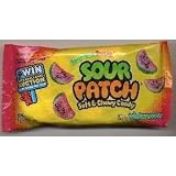 SOUR PATCH WATERMELON SOFT CANDY WATERMELON FAT FREE24X2 OZ