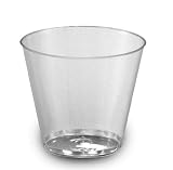 20 Shot Glasses Premium 2oz Clear Plastic Disposable Cups  Perfect Container for Jello Shots  Condiments  Tasting  Sauce  Dipping  Samples