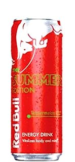 Red Bull Red Edition Energy Drink  Watermelon  114mg Caffeine  12 fl oz Can