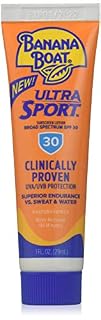 Banana Boat Sport Ultra SPF 30 Sunscreen Lotion  Travel Sunscreen Sport  Adult Sunblock Lotion  1 oz