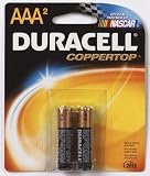 Duracell MN-2400B2 AAA Cell Alkaline Batteries - 2-Pack