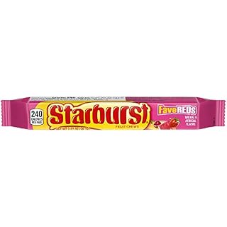 STARBURST FaveREDs Fruit Chews Candy Single Pack, 2.07 ounce (B01DF0LAYQ)