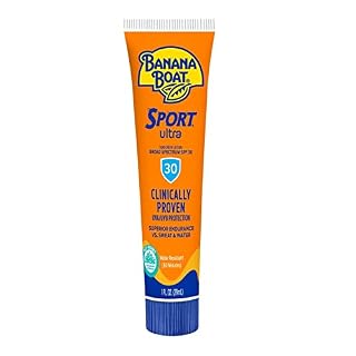 Banana Boat Sport Ultra SPF 30 Sunscreen Lotion  Travel Sunscreen Sport  Adult Sunblock Lotion  1 oz