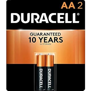 Duracell Coppertop AA Alkaline Batteries 1.5 Volt 2 Each