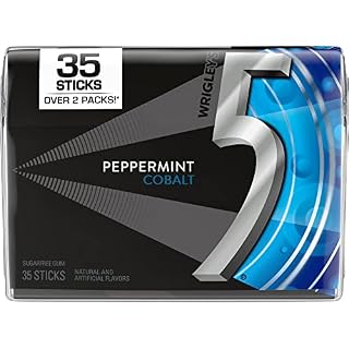 PEPPERMINT COBALT SUGARFREE GUM, PEPPERMINT